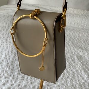 CHARLES & KEITH box purse with bracelet handle
